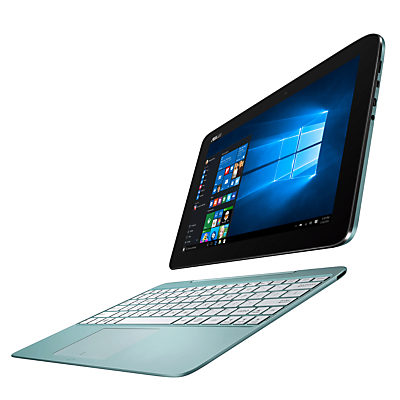 ASUS Transformer Book Tablet with Detachable Keyboard, Intel Atom, 2GB RAM, 64GB, 10.1  Touch Screen Aqua Blue